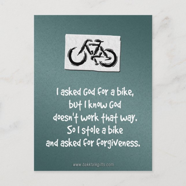 Cartão Postal perdão... (Frente)