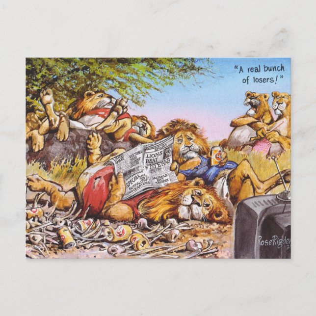 Cartão Postal Perdedores! (Frente)