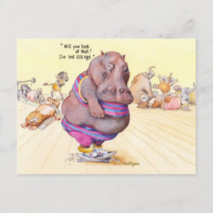 Cartão Postal Perdi 375 Kgs!