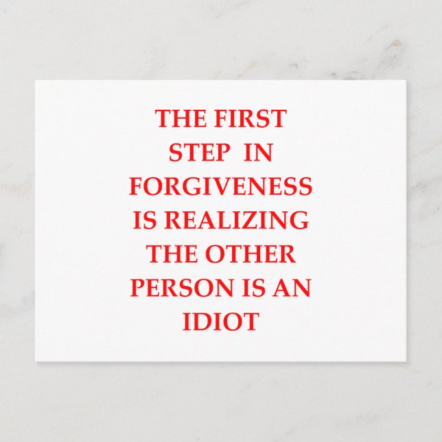 CARTÃO POSTAL PERDOAR (Frente)