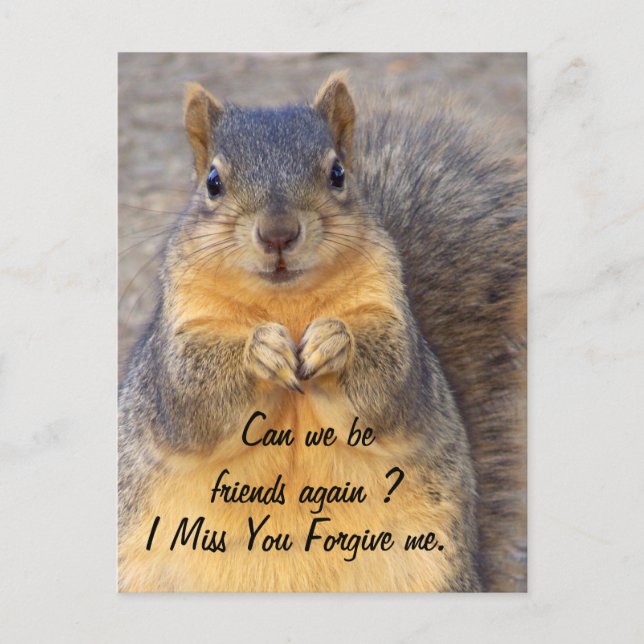 Cartão Postal Perdoe-me. (Frente)