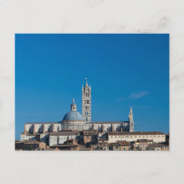 Cartão Postal Perfil de Siena, Itália