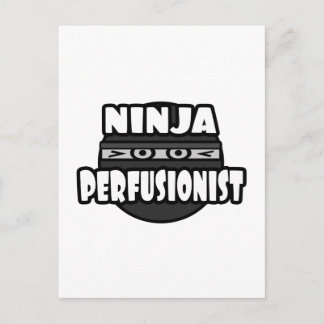 Cartão Postal Perfusionista Ninja