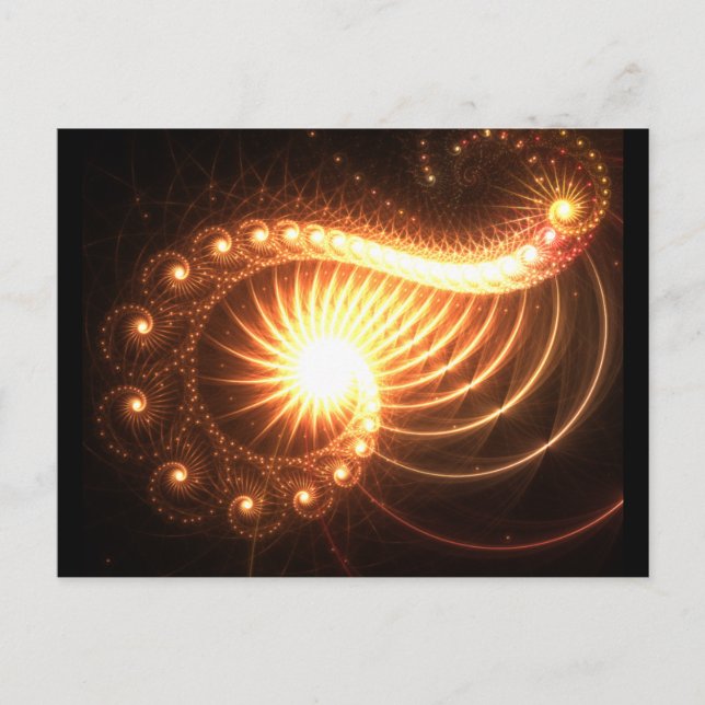 Cartão Postal Pergunta Cósmica (Frente)