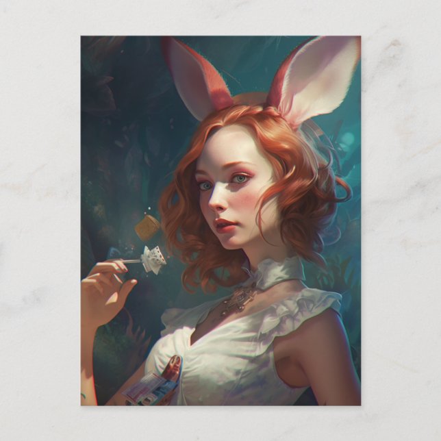 Cartão Postal Pergunte a Alice (Frente)