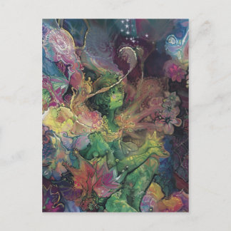 Cartão Postal Peridot e Dewdrop Amigo***