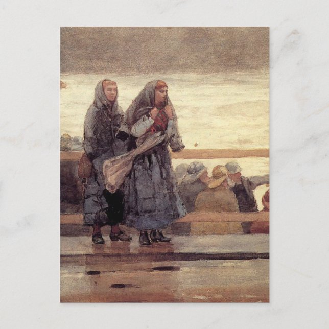 Cartão Postal "Perigos do mar" (Frente)