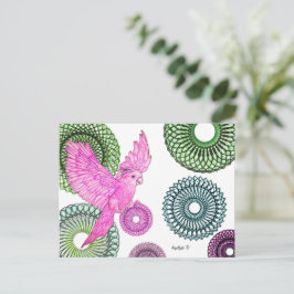 Cartão Postal Periquito de cicatrização