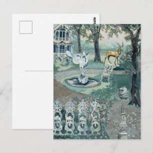 Cartão Postal Perkins Harnly Eternal Garden Floral Haven