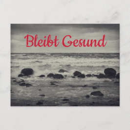 Cartão Postal Permaneçam Saudáveis  -