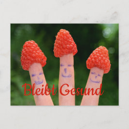 Cartão Postal Permaneçam Saudáveis  -