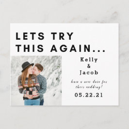 Cartão Postal permite que isto altere novamente a data