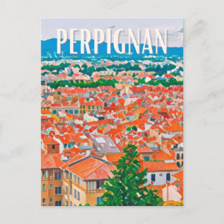 Cartão Postal Perpignan Photo Vintage