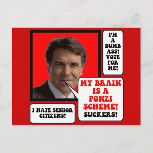 Cartão Postal Perry anti-Rick