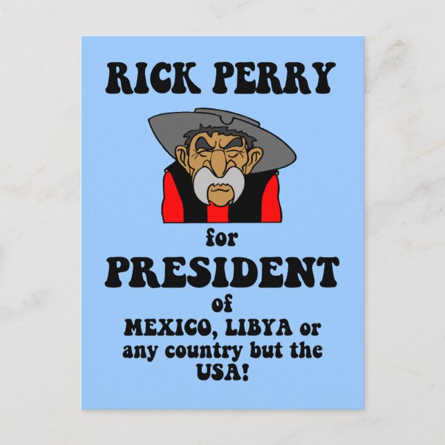 Cartão Postal Perry anti-Rick (Frente)