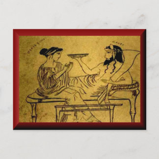 Cartão Postal Persefone e Hades