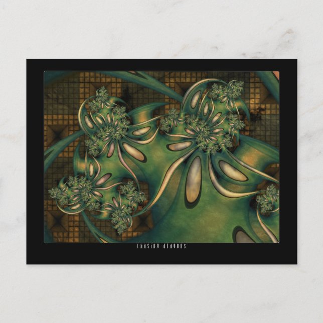 Cartão Postal Perseguindo Dragões (Frente)