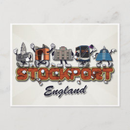 Cartão Postal Personagens de desenho animados de armazenamento