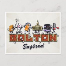 Cartão Postal Personagens de desenho animados de Bolton