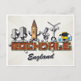 Cartão Postal Personagens de desenho animados Rochdale