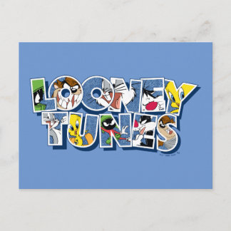 Cartão Postal Personagens LOONEY TUNES™ em Letras