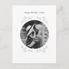 Cartão Postal Personalised Photo Happy Mother's Day Card.