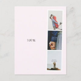 Cartão Postal Personalised Photo Valentine's Day Love Card.