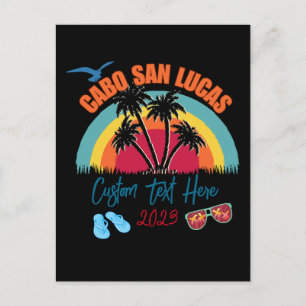 Cartão Postal Personalização das Férias do México Cabo San Lucas