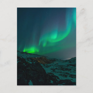 Cartão Postal Personalização das Luzes do norte Aurora Borealis
