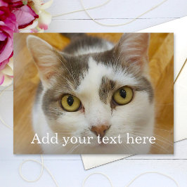 Cartão Postal Personalizada Foto e Nome