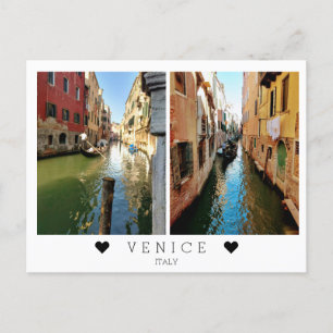 Cartão Postal Personalizadas, visões da bela Veneza, Itália