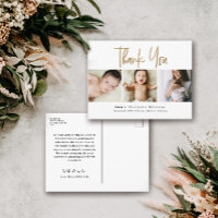 Personalizado 3 Fotos para Bebês Dourado Nasciment