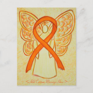Cartão postal personalizado Angel de sensibilizaçã