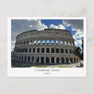 Cartão Postal Personalizado, Coliseu, Roma, Itália