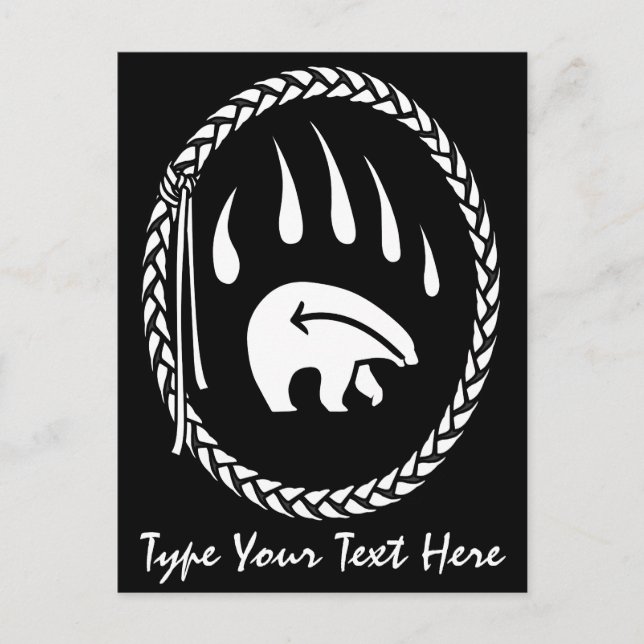 Cartão postal personalizado com cartão postal nati (Frente)