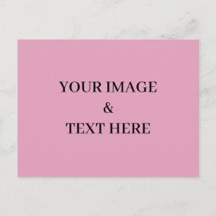 Cartão Postal Personalizado com Sua Própria Foto & Texto