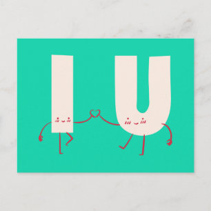 Cartão Postal Personalizado - Conexões de Caracteres