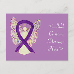 Cartão postal personalizado de Angel de consciên