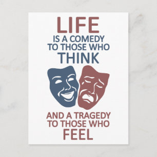 Cartão postal personalizado de citação do LIFE