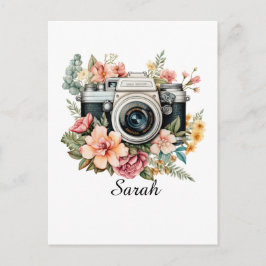 Cartão postal personalizado de fotógrafo