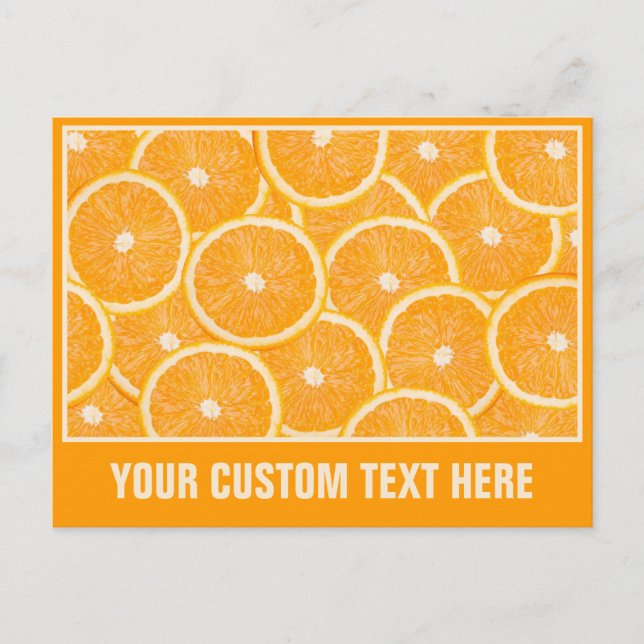 Cartão postal personalizado de intervalos (Frente)