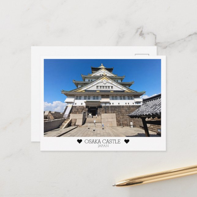 Cartão Postal Personalizado, De Osaka com Amor (Frente/Verso In Situ)