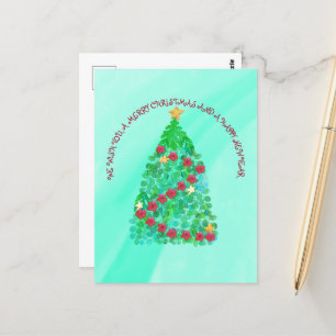 Cartão Postal PERSONALIZADO Desejamos um Feliz Natal