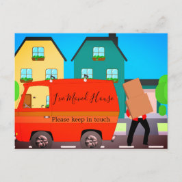 Cartão Postal Personalizado Divertido Mudança de E