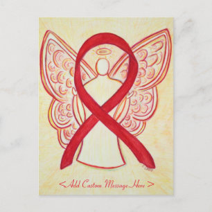 Cartão postal personalizado do Angel de sensibili