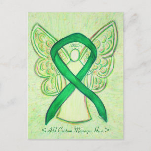 Cartão postal personalizado do Angel de sensibili