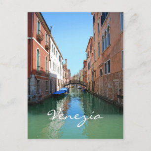 Cartão postal personalizado do Canal de Veneza