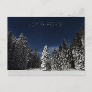 Cartão postal personalizado do Céu de inverno