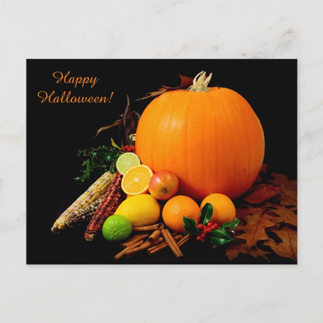 Cartão postal personalizado do Halloween (Frente)