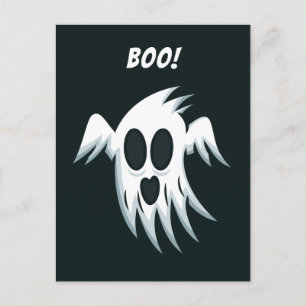 Cartão postal personalizado do Halloween Ghost